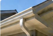 Illustration of gutter cleaning